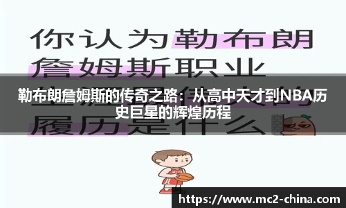 勒布朗詹姆斯的传奇之路：从高中天才到NBA历史巨星的辉煌历程